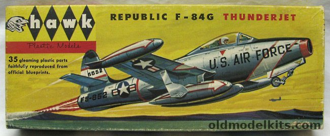 Hawk 1/48 Republic F-84G Thunderjet, 505-98 plastic model kit